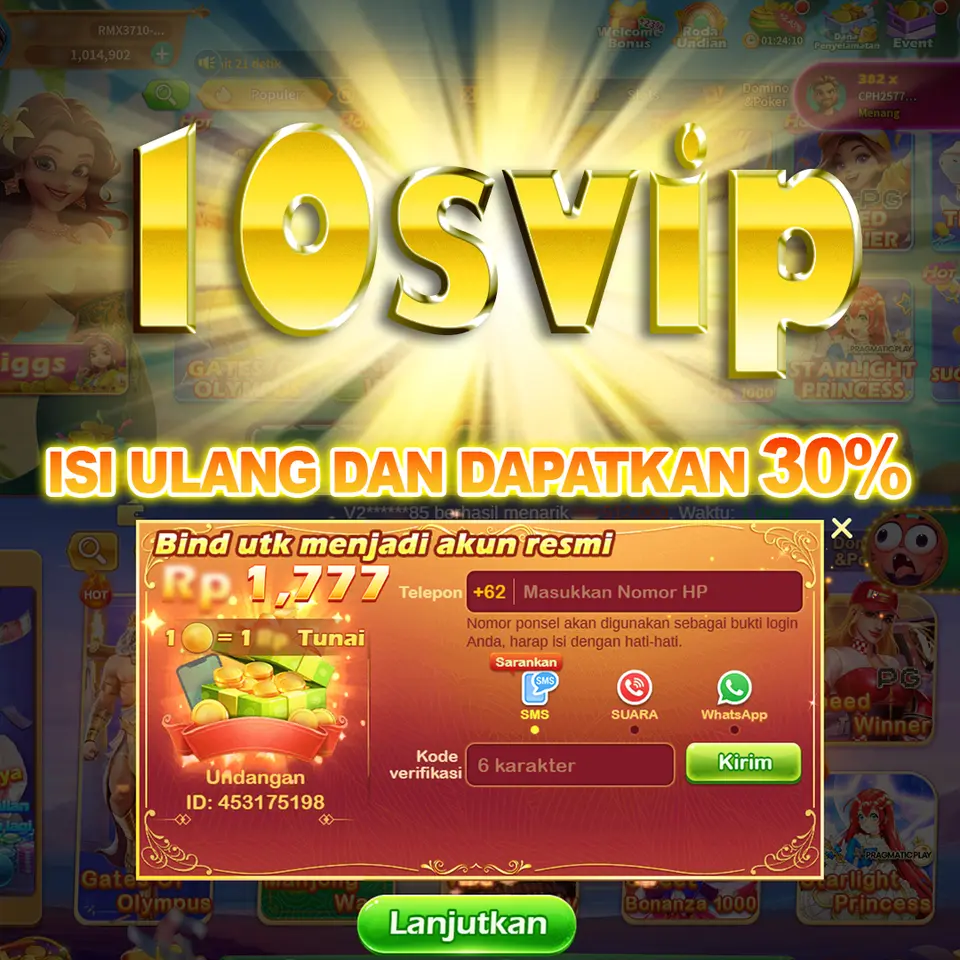 10SVIP Masuk Resmi 2026 Aplikasi